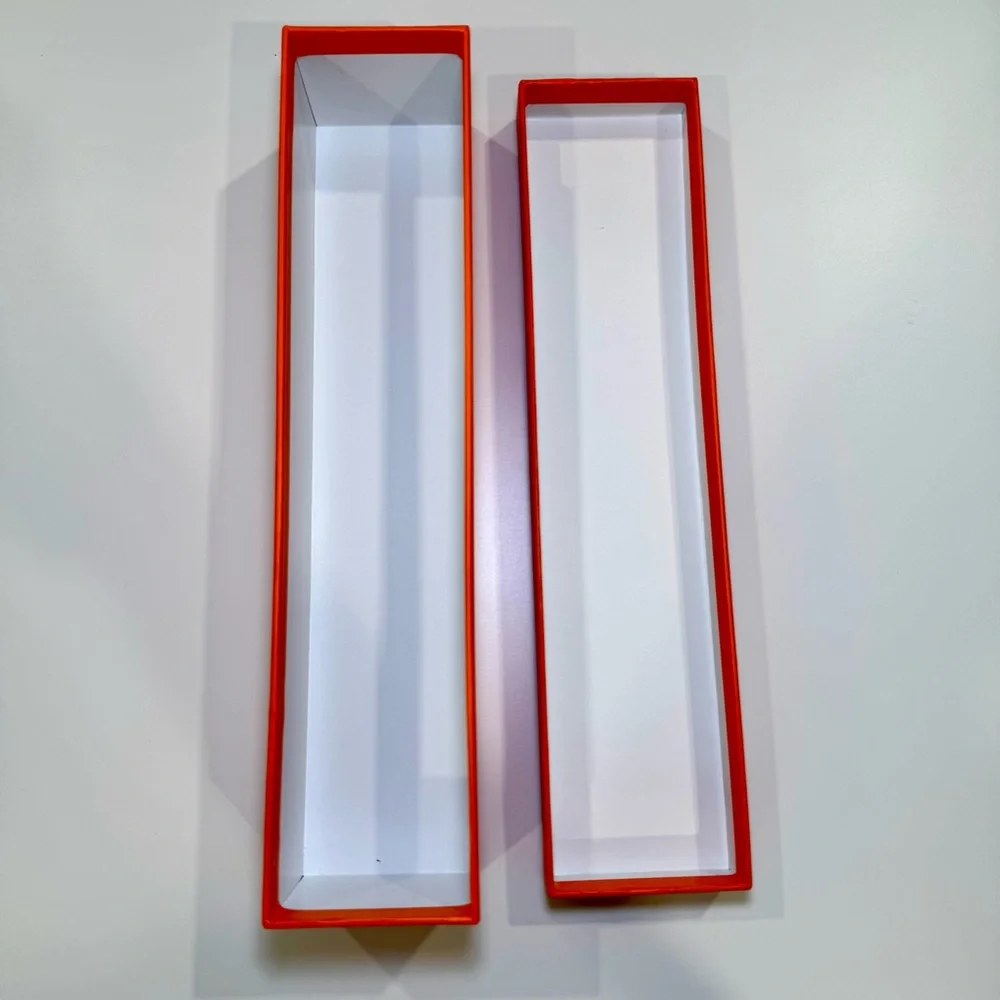 Hermes Signature Orange Color Empty Box
